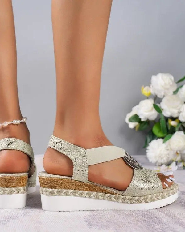 Leren Orthopedische Sandalen Dames met Chunky Zool en Verstelbare Bandjes AtelierDress