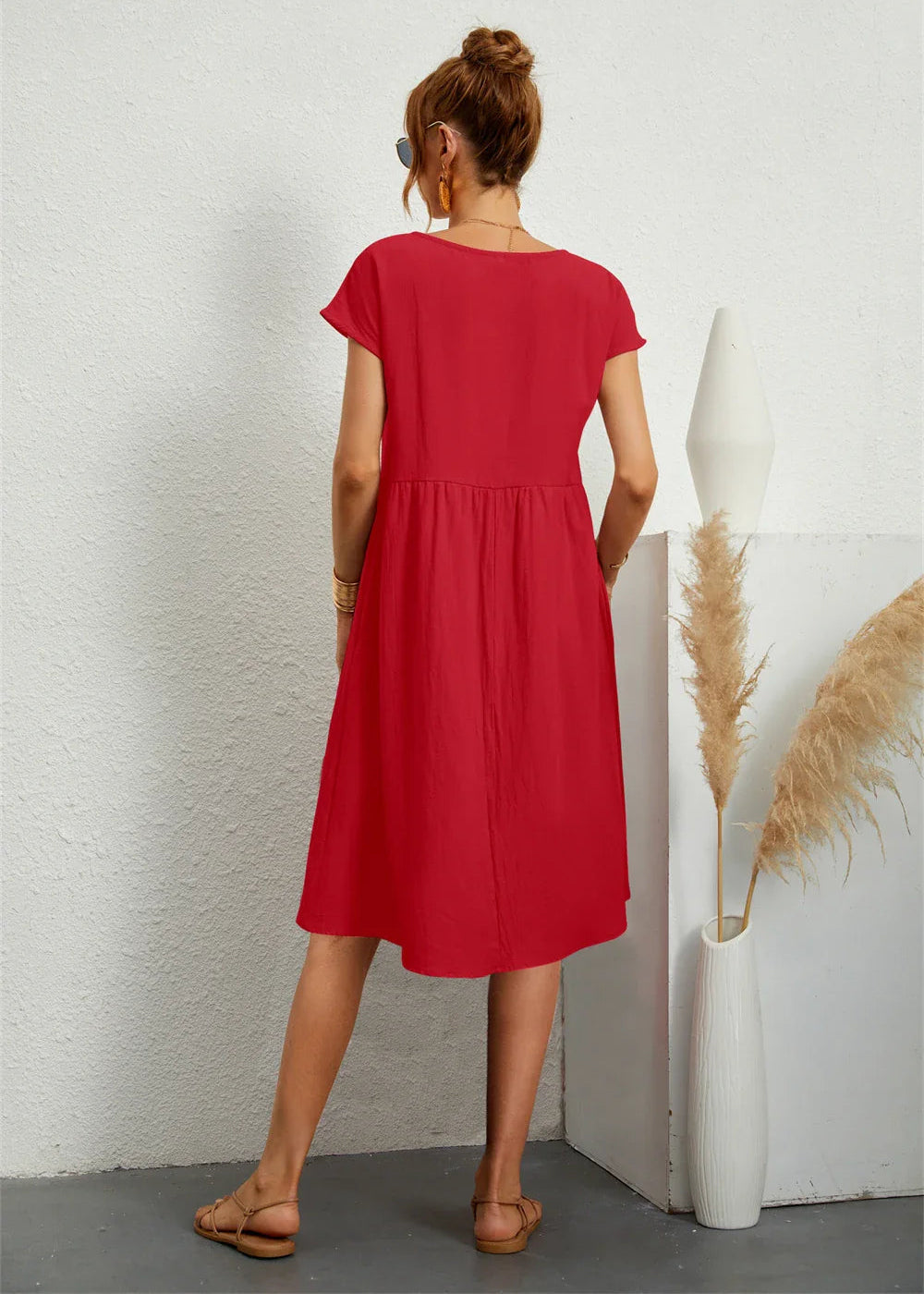 AtelierDress | Liv – Casual Zomerjurk met Zakken AtelierDress