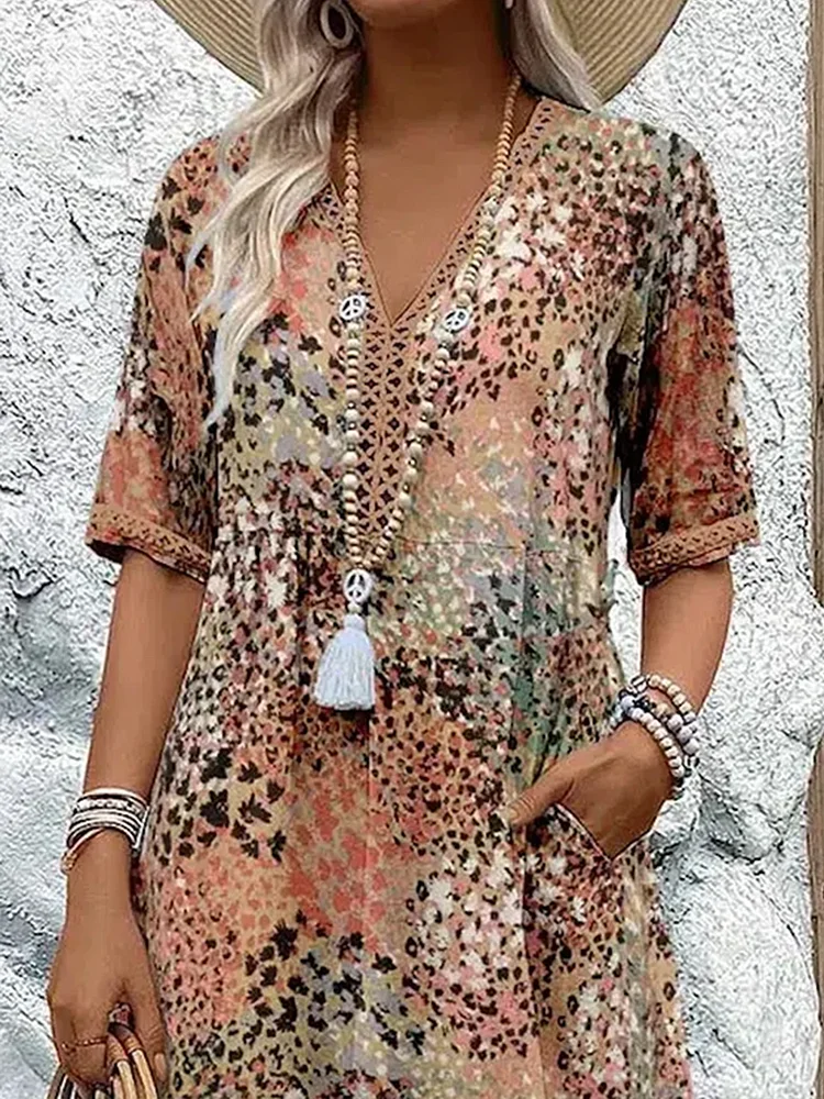 Colette™ | Vibrerende midi-jurk AtelierDress
