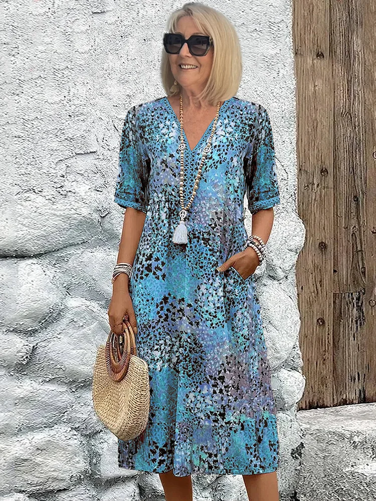 Colette™ | Vibrerende midi-jurk AtelierDress