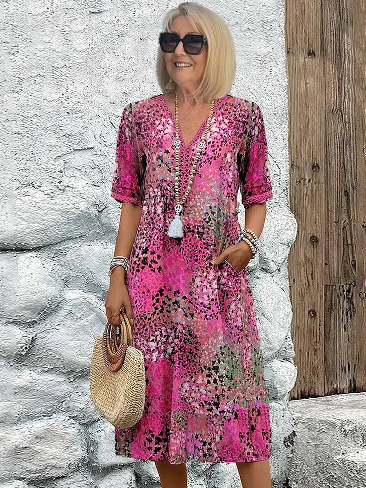 Colette™ | Vibrerende midi-jurk AtelierDress