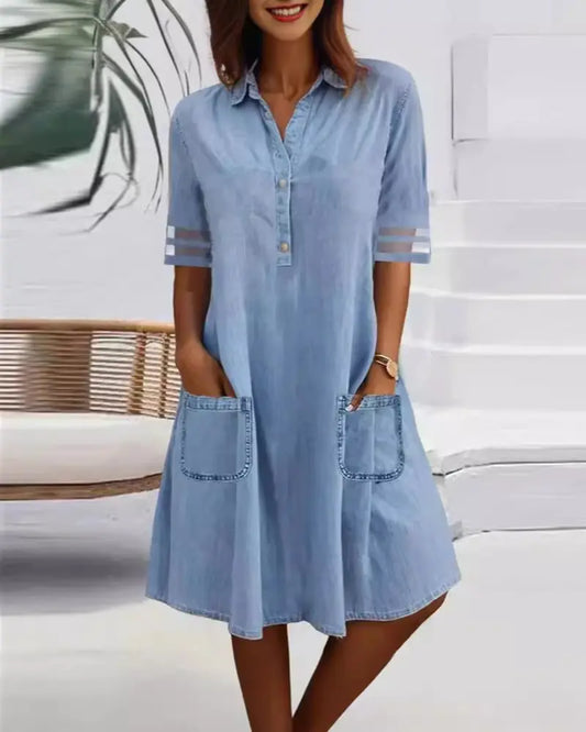 Myla™ | Spijker Mini Jurk AtelierDress
