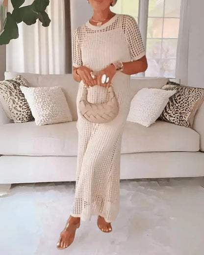 Tweedelige Maxi-Jurk met Uitholling & Binnenjurk – Luchtig & Elegant AtelierDress