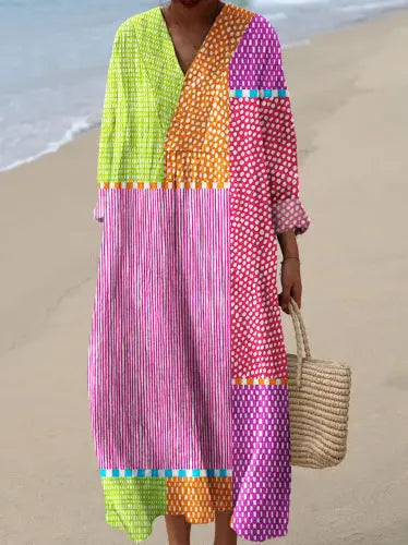 Vrolijke Print Jurk: Losvallend & Comfortabel AtelierDress