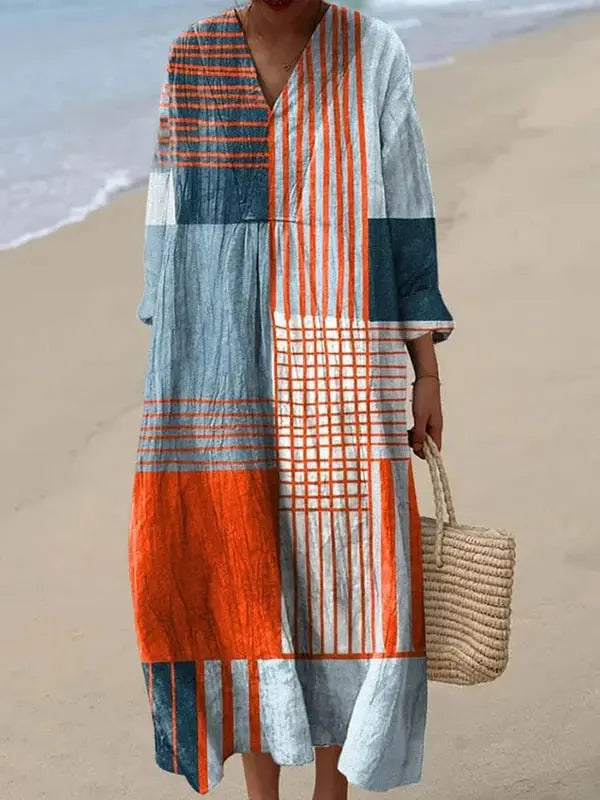 Vrolijke Print Jurk: Losvallend & Comfortabel AtelierDress
