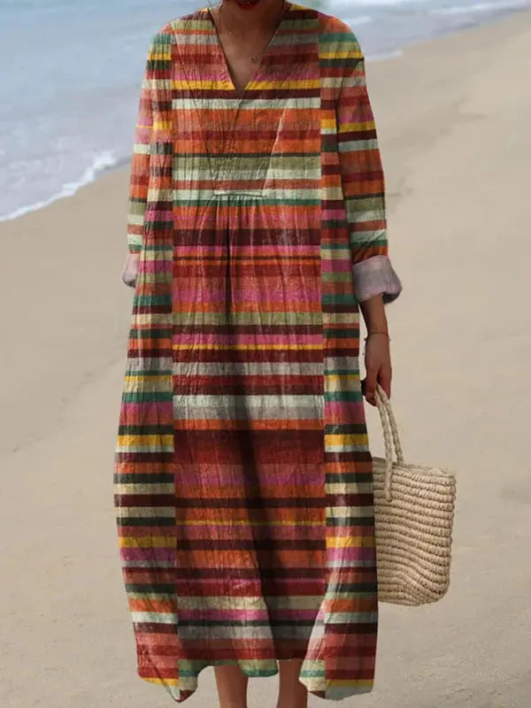 Vrolijke Print Jurk: Losvallend & Comfortabel AtelierDress