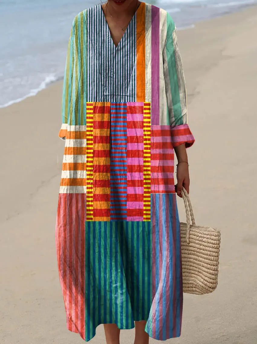 Vrolijke Print Jurk: Losvallend & Comfortabel AtelierDress