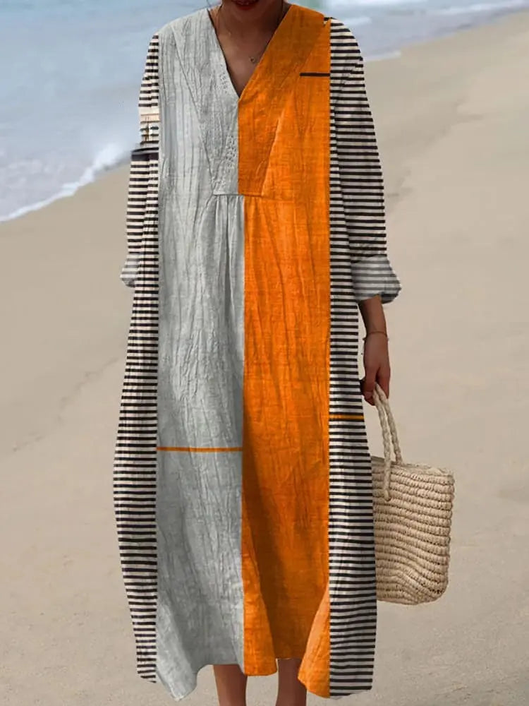 Vrolijke Print Jurk: Losvallend & Comfortabel AtelierDress