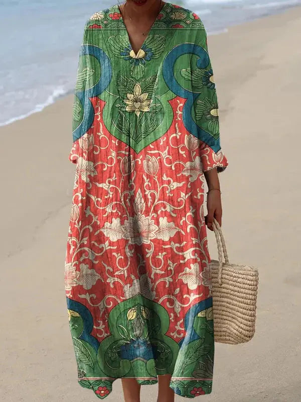 Vrolijke Print Jurk: Losvallend & Comfortabel AtelierDress