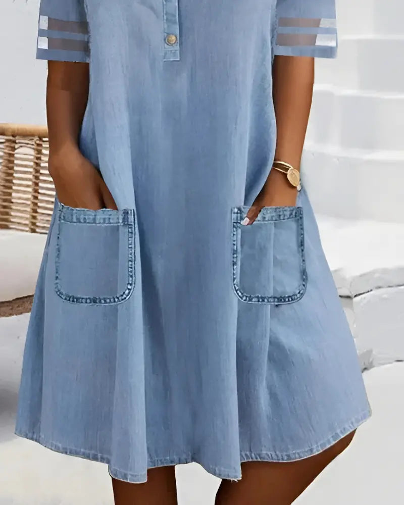 Myla™ | Spijker Mini Jurk AtelierDress