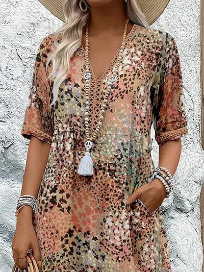 Colette™ | Vibrerende midi-jurk AtelierDress
